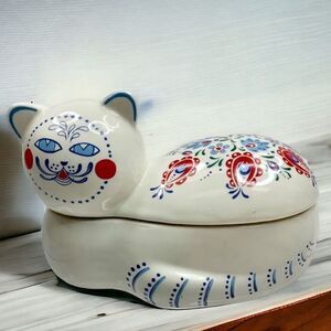 ELIZABETH ARDEN Vintage Cat Candle